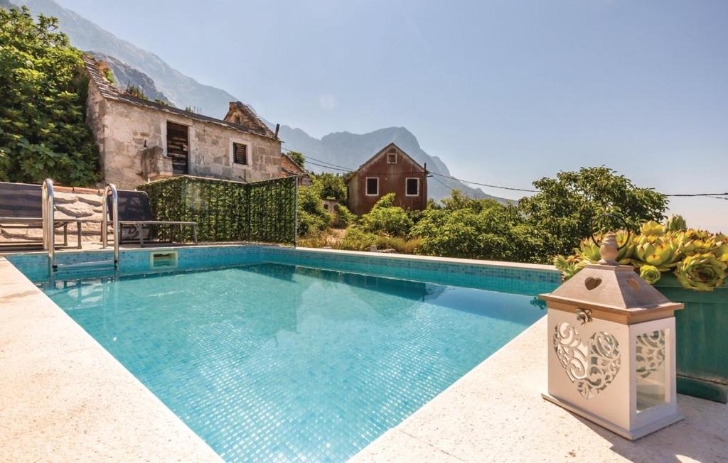 Villa Kristina - Ferienhaus Baska Voda - Topici, Private Outdoor Swimmingpool, Wifi Luaran gambar